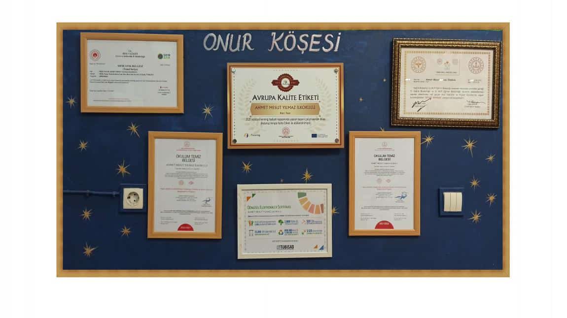 ONUR KÖŞEMİZE TÜBİSAT BELGESİ